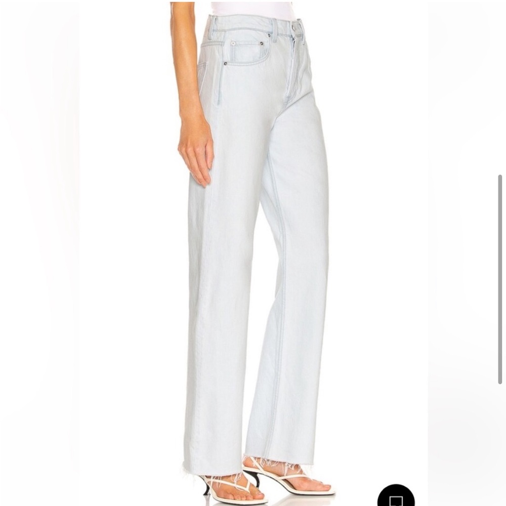 Grlfrnd Brooklyn high rise straight jeans in zuma 28 - Picture 3 of 12